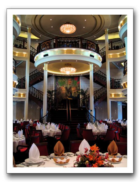 Main dining room grand staircase