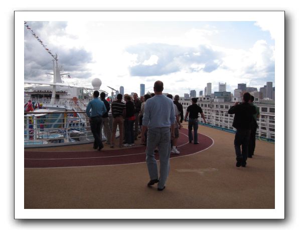 Deck 12 and the track