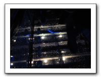 Glass stairs in the Crypt