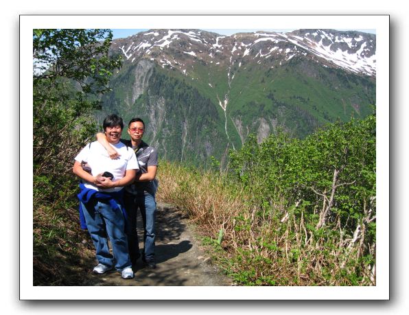 Matt and Michael above Juneau
