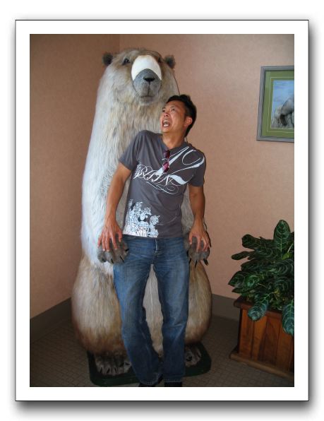 A bear got him