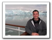 me with Hubbard Glacier