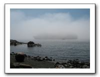 Ghost ship with beach ball